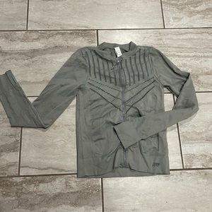 Women’s marika zip up long sleeve top